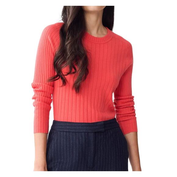 J.McLaughlin Anika Wool-Blend Sweater Women's Size Small in the Color Cayenne - Picture 1 of 7